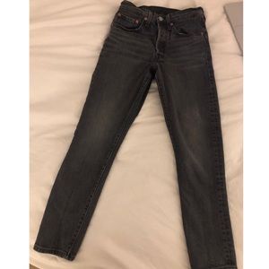 Levi’s black 501 jeans
